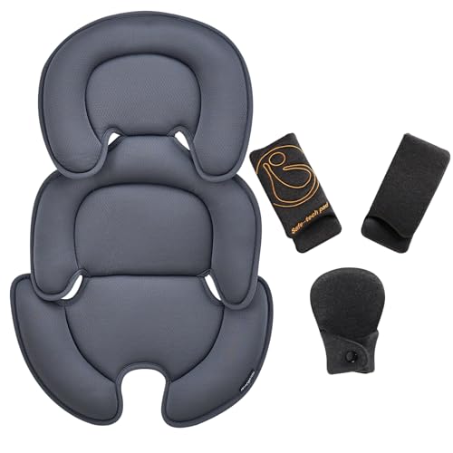 Set de almohadilla y cubierta para asiento de bebé miniatura 1