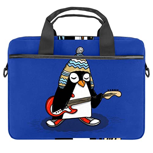Sac ordinateur 13-14 pouces à motif plante tropicale et pingouin
