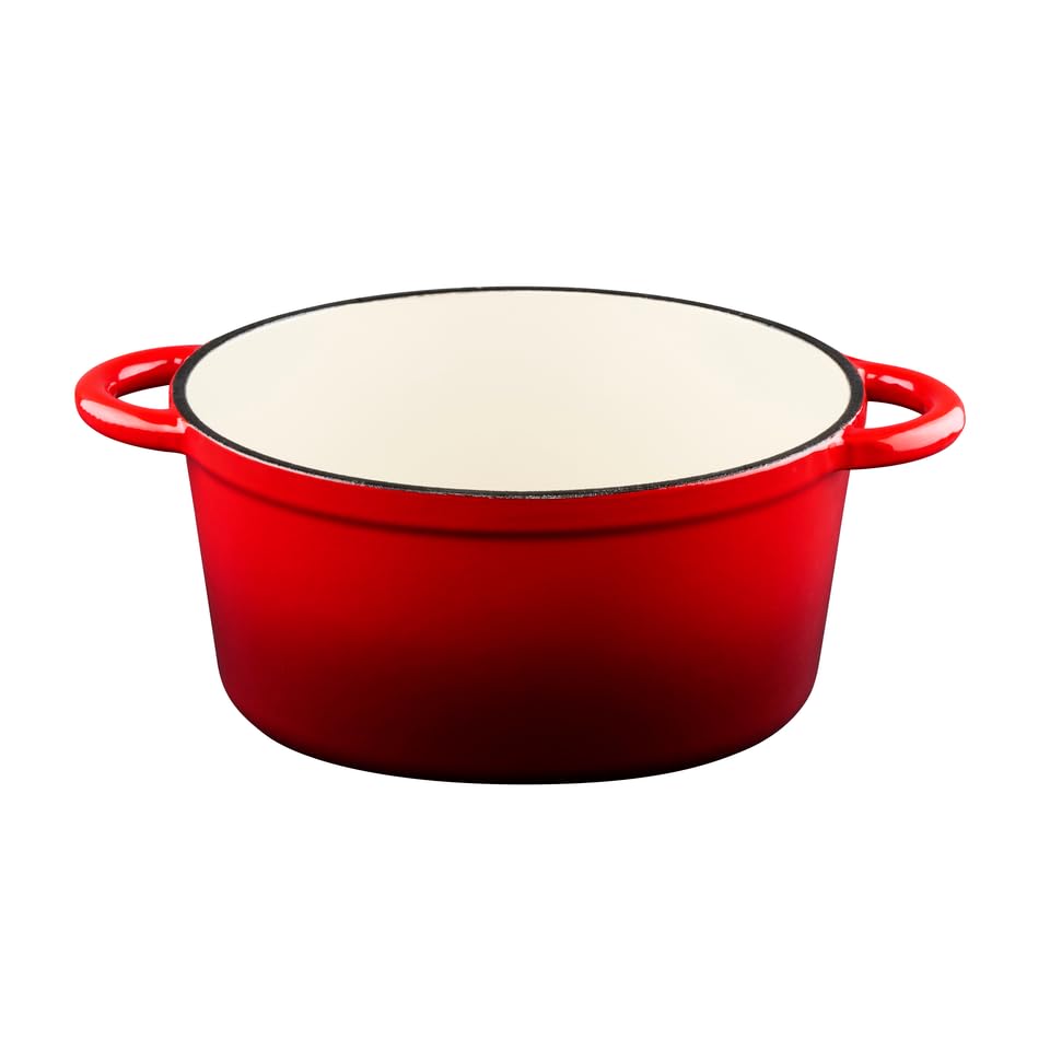Alpina Emaille Gietijzeren Stoofpan - Groen, 24 Cm, 3,8 L | Ovenschotels