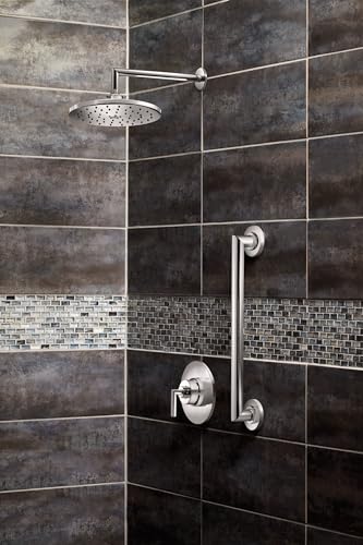 Moen TS22001BN Arris Posi-Temp Pressure Balancing Modern Tub and Shower Valve Trim Kit, Valve Required, Brushed Nickel miniatura 4