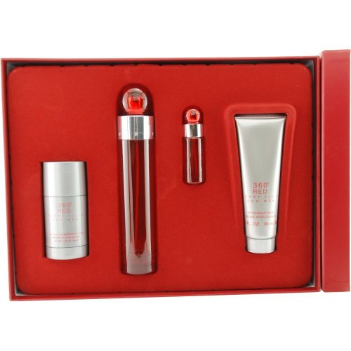 La Mejor Selección de Perry Ellis Red que puedes comprar esta semana. 40 Perry Ellis 360 Red Set (Eau de Toilette Spray, Aftershave Balm), Deodorant Stick and Eau de Toilette Spray Mini)