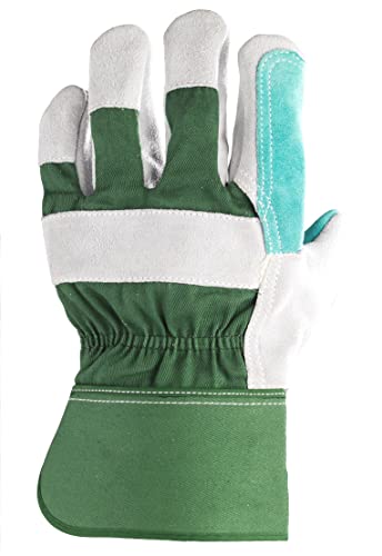 Eurotechnique - LOT DE 12 PAIRES DE GANTS DOCKERS CROÛTE DE BOVIN AVEC RENFORT 154 DE EUROTECHNIQUE