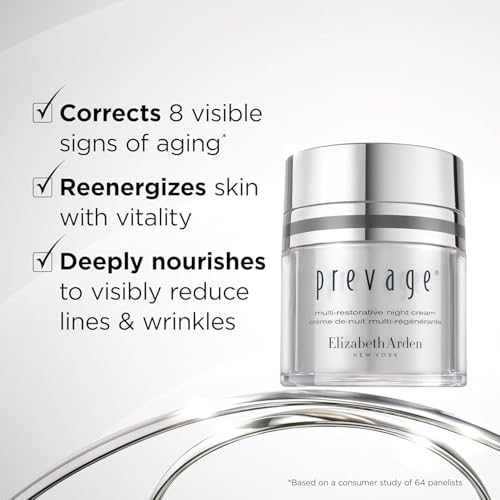 Bundle of PREVAGE Night Face Cream with Idebenone & Bio-Rhythm Recovery Complex, Moisturizer for Smoother, Firmer Skin, 1.7 oz + Elizabeth Arden SUPERSTART Skin Renewal Booster, 1.0 Fl Oz - Image 6