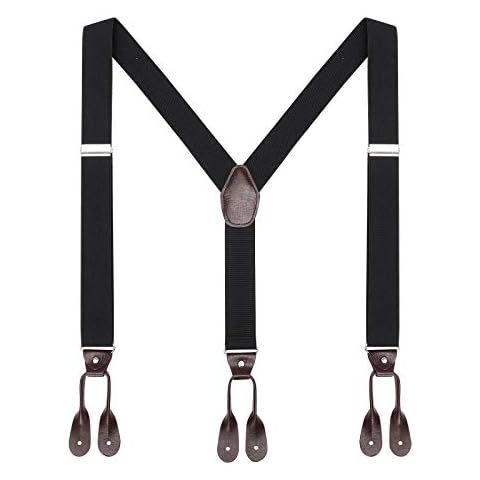 Mens Adjustable Button End Suspenders by AWAYTR Cover