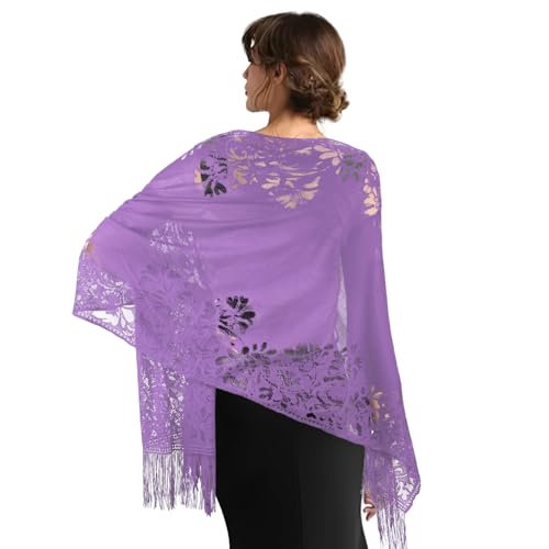 Psxuie Chal Mujer Fiesta,Chal De Fiesta,Pañuelos Mujer,Capa Invitada Boda,Fulares Para Mujer,Chal,Foulard Mujer Verano,Mantoncillos De Flamenca Mujer,Estolas Fiesta,Châle,Foulard Mujer Verano
