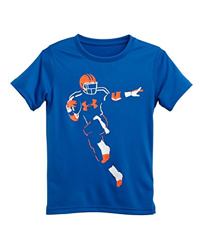 Under Armour Boy's 2-7 Full Back Neon Short Sleeve Black