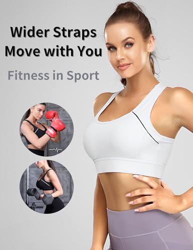 Image of Paeceioni Sports Bras for Women High Support, Women's Sports Bras, Everyday Comfy Sleeping Bras, Comfortable Bras for Women
