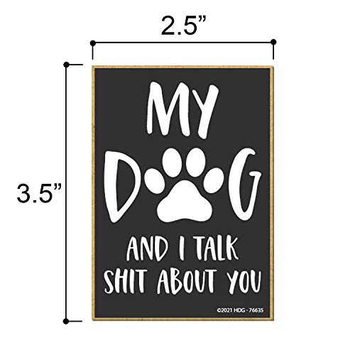 Imán decorativo para refrigerador con diseño de perro miniatura 2