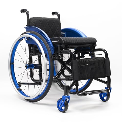 ��l�p�X�|�[�c�p�Ԉ֎q�A�S�n�`�Ή��������蓮�Ԉ֎q�A�܂肽���ݎ����y�ʃA���~�������Ԉ֎q�A�]�|�h�~�z�C�[���t��(Blue,42cm/16.5in)