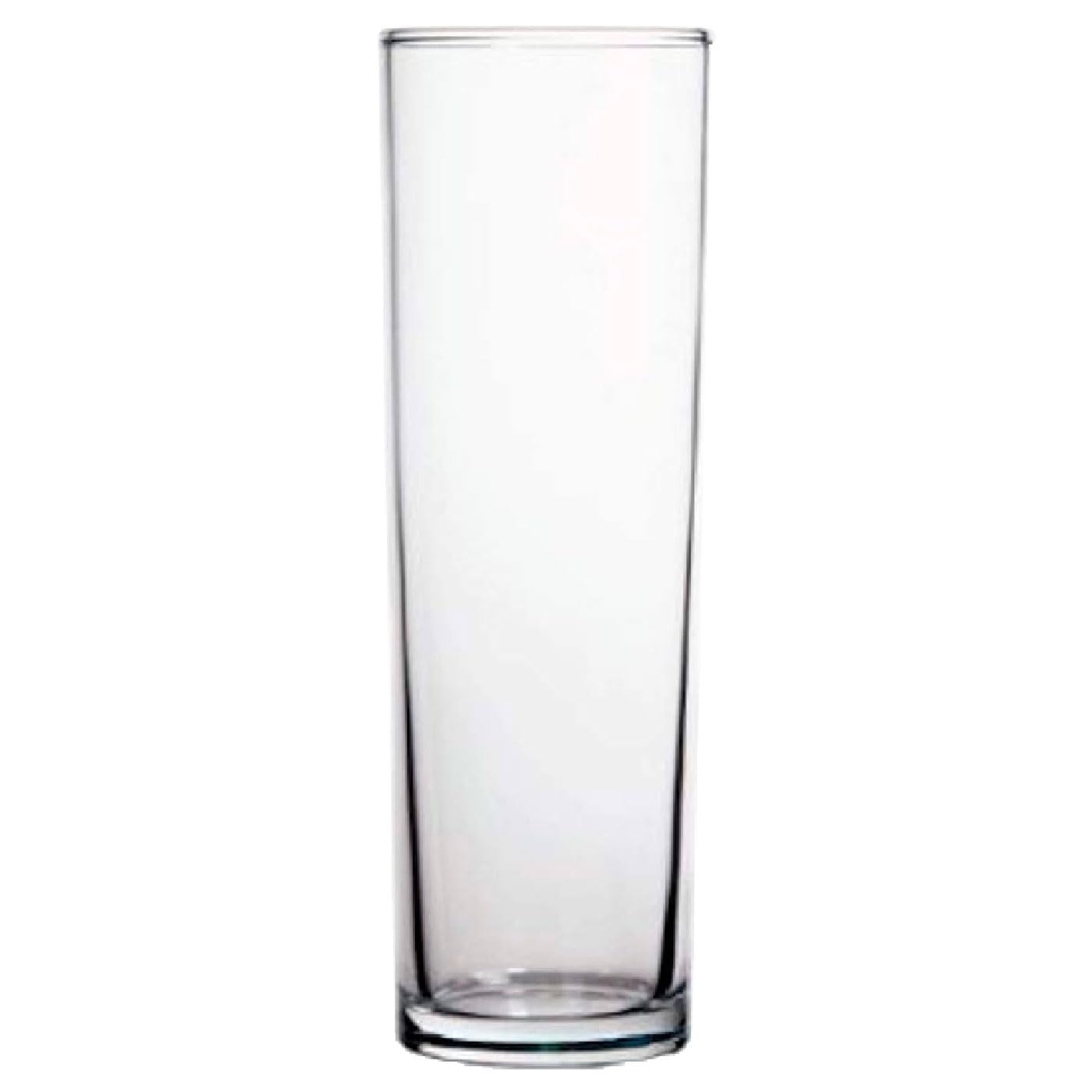 Acan Tradineur - Pack de 4 Cajas de 24 Vasos Modelo Tubo - Capacidad: 320 ml - Fabricado en Vidrio Resistente - Apto para lavavajillas - Tamaño aprox: Ø 6 x 16,5 cm - 96 Uds Totales