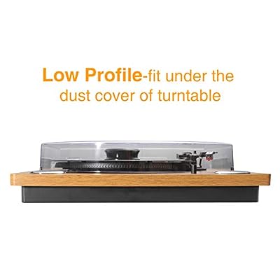 Record Weight Stabilizer by FEMELI,Turntable Weight Clamps-Low Profile to Fits Under Dust Cover of Turntable Vinyl Disc LP Record Player (Black)