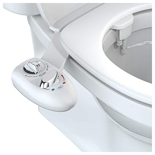 PowerDoF Bidet Dual Nozzle Bidet for Toilet, Non-Electric and Self Cleaning Bidet Toilet Seat Attachment Hot and Cold Fresh Water Sprayer with Adjustable Water Pressure