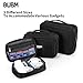 BUBM Cable Organizer Bag 3pcs Electronics Travel Organizer for Hard Drives, Cables, Phone, USB, SD Card（2 Year Warranty