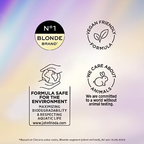 John Frieda Violet Crush for Blondes Toning Conditioner for Blonde Hair, Purple Conditioner for Blondes Value Pack 500 ml - Image 8