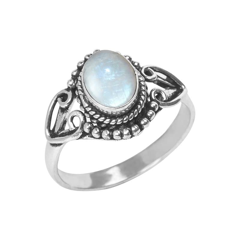 Raibow Moonstone Ring, Silver Ring, Silver Overlay Handmade Ring, Bohemian Jewelry, Silver Ring For Women Girls Size US 12, Christmas Gift, Anniversary Gift, Gift For Her Ring Size 12