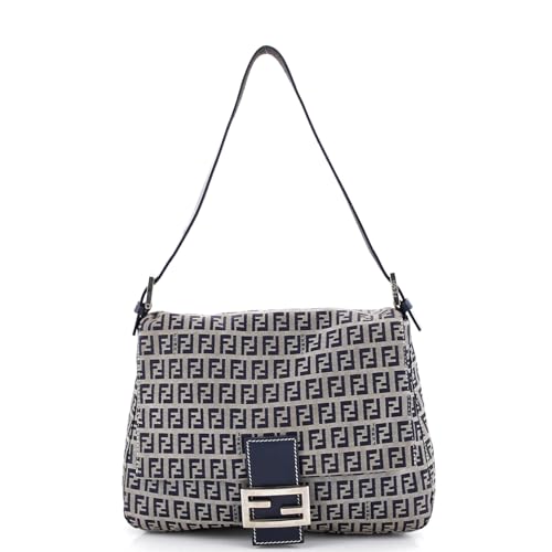 Pre-Loved Mama Forever Bag Zucchino Canvas, Blue