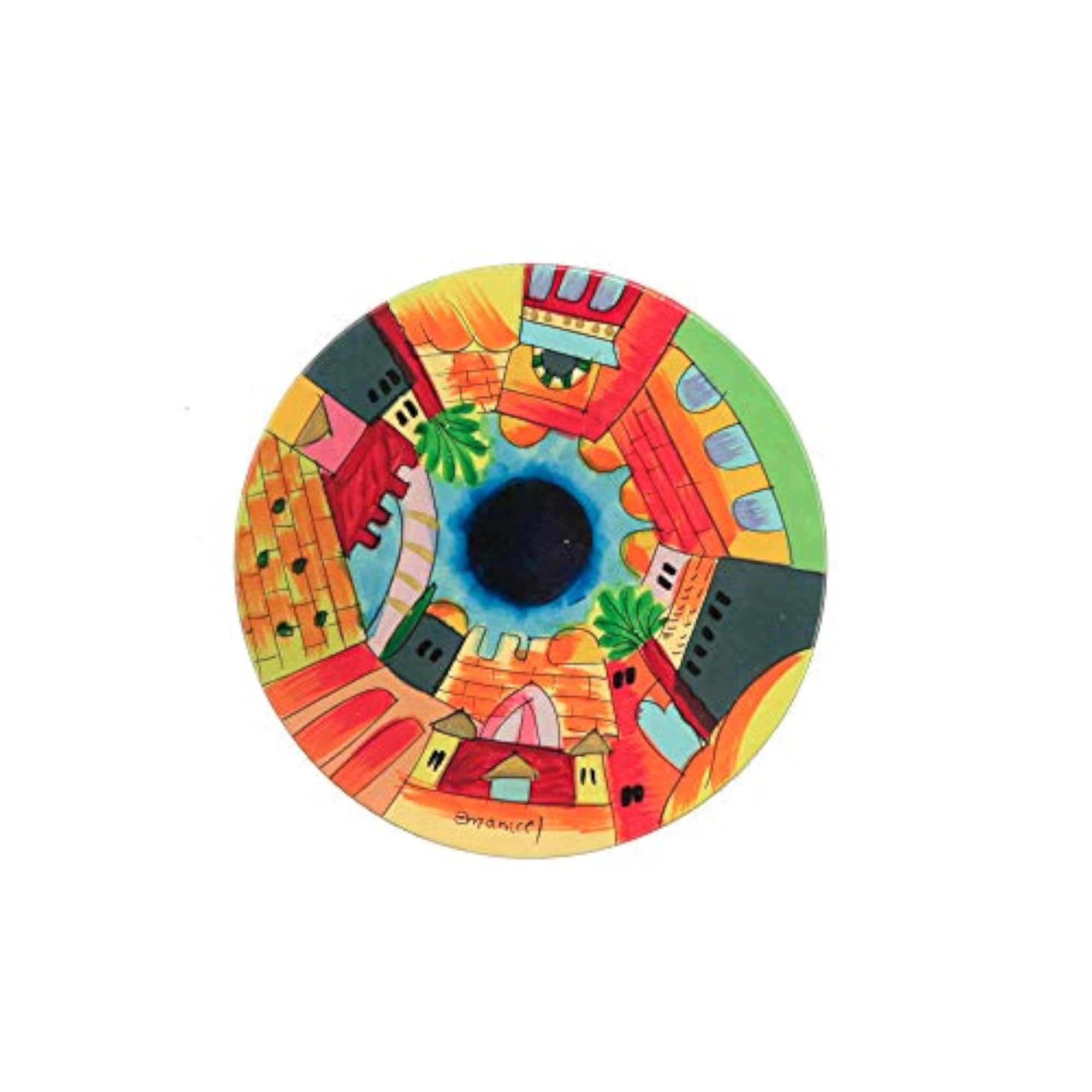 Kidush Cup and Plate Set, Elegant Design