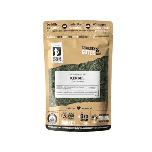 Bremer Gewürzhandel Kerbel, gerebelt, Kerbel Gewürz zum Kochen, 50g