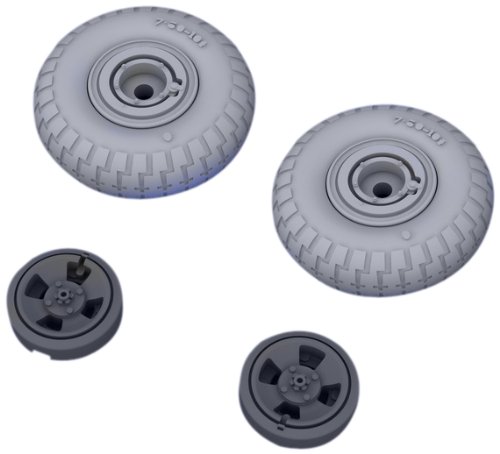 Eduard Models Spitfire Wheels 4 Spoke Pattern Brassin Model Kit