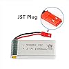 CBB 3.7V 1800mah Lipo Battery 25C JST Plug for RC Quadcopter Drone Battery 2 Pack with USB Charger - Image 4