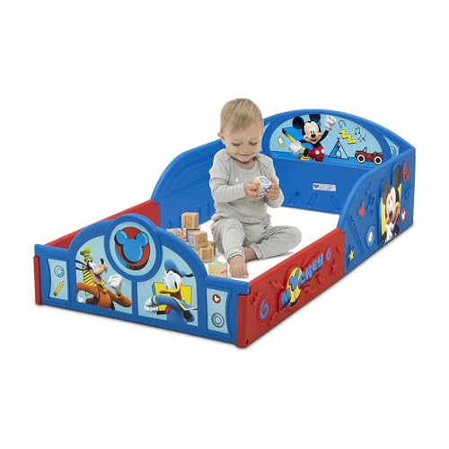 Image of Delta Children Toddler Bed Minnie Mouse Plastic Sleep and Play, Certified