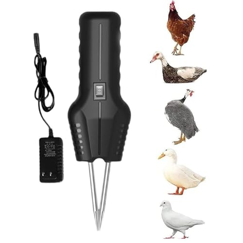 Desplumadora De Pollos Portátil, Máquina Desplumadora De Aves De Corral, Máquina Desplumadora De Plumas Portátil, Diseño Completamente Sellado, Fácil De Usar Para Pollos, Aves, Patos Y Pavos(Rechargea