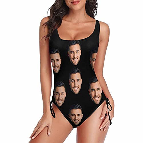 Custom Swimsuit with Face Belong to Swimwear Photo Bathing Suit for Women XS-5XL