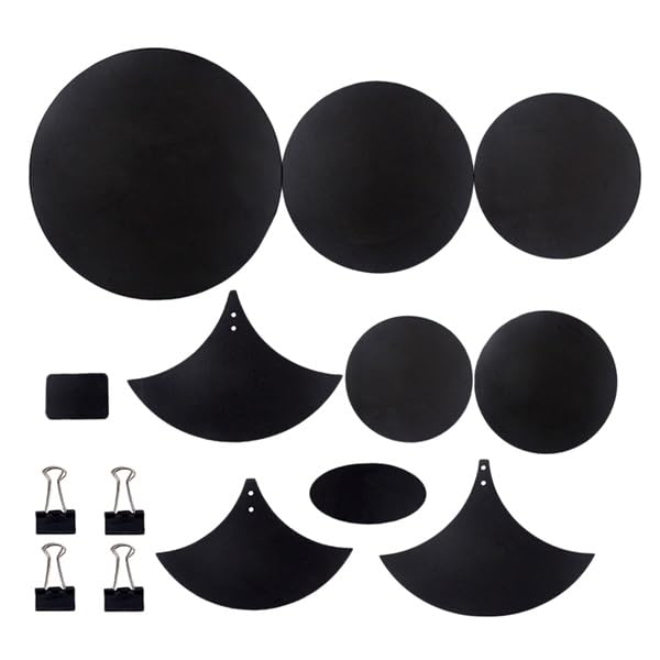 14pcs / Set en Caoutchouc Mousse Tambor Basse Caisse caissere Le Son de pavé muet Silencieux