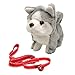Sharplace Elektronisches Haustier Plüsch Hund Bellen Schwanz Wagging Realistische Simulation Tier Interaktives Spielzeug für Kinder Mädchen Jungen - Husky