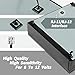 Cash Register Drawer -SUNCOO 16 Inch Money Box 5 Bill 8 Coin Removable Coin Tray Lock/POS Machine RJ11/RJ12 Interface/Key-Lock,Black
