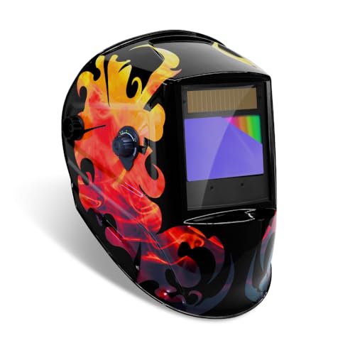 GYS, Masque de Soudage LCD ZEUS 5-13 G FIRE True Color, Teinte 3/5>13, Champ de Vision100x67mm, Assombrissement Auto 0,08ms, Classe Optique 1/1/1/2, pour MMA,...
