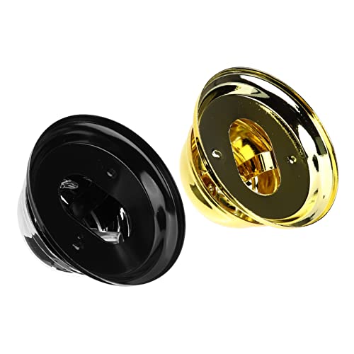 Hemobllo 2piezas Campanas De Mesa Metálicas Para Servicio De Dorada y Plateada Timbres Para Recepción y Restaurante Interiores Buen Sonido y Uso Versátil