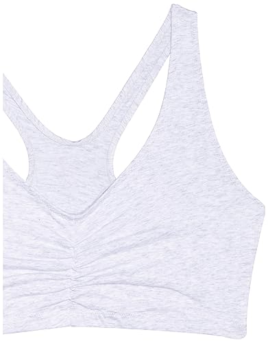 Hanes Womens X-Temp Comfortflex Fit Pullover Mhh570 2-Pack Bras, Heather Grey/Denim Jacket Blue Heather, Medium Us #TOP2