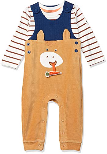 Image of miniklub Boys Multi Printed T-Shirt With Dungaree