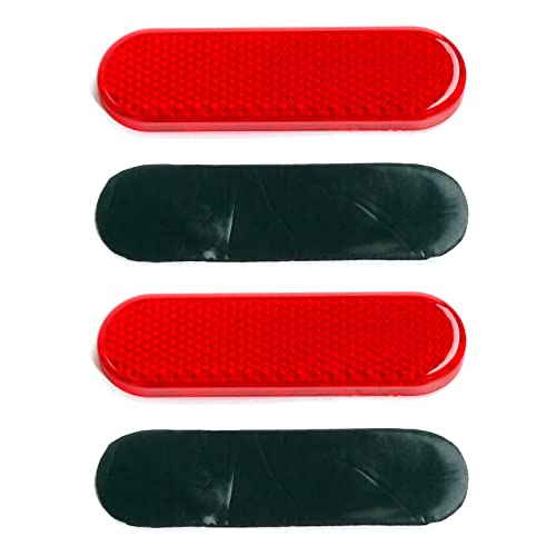 TCMT Motorcycle Rear Fender Red Reflectors Fit For Harley Davidson Softail Low Rider Fat Bob Softail Standard Street Bob Sport Glide Softail Slim Deluxe 2018-2023