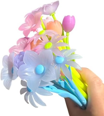 YYaaloa 32 pcs Color Changing Tulip Rose Flower Pens Novely