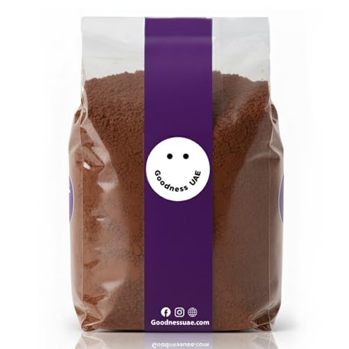 Natural Unsweetened Cocoa Powder 1KG Goodness UAE | Premium 100% Pure Raw Cacao for Baking Cooking & Hot Chocolate | Non-GMO Vegan Gluten-Free