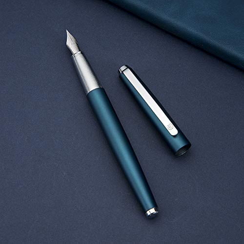 Stylo plume en métal rechargeable pointe courbée pour dessin de précision - 4