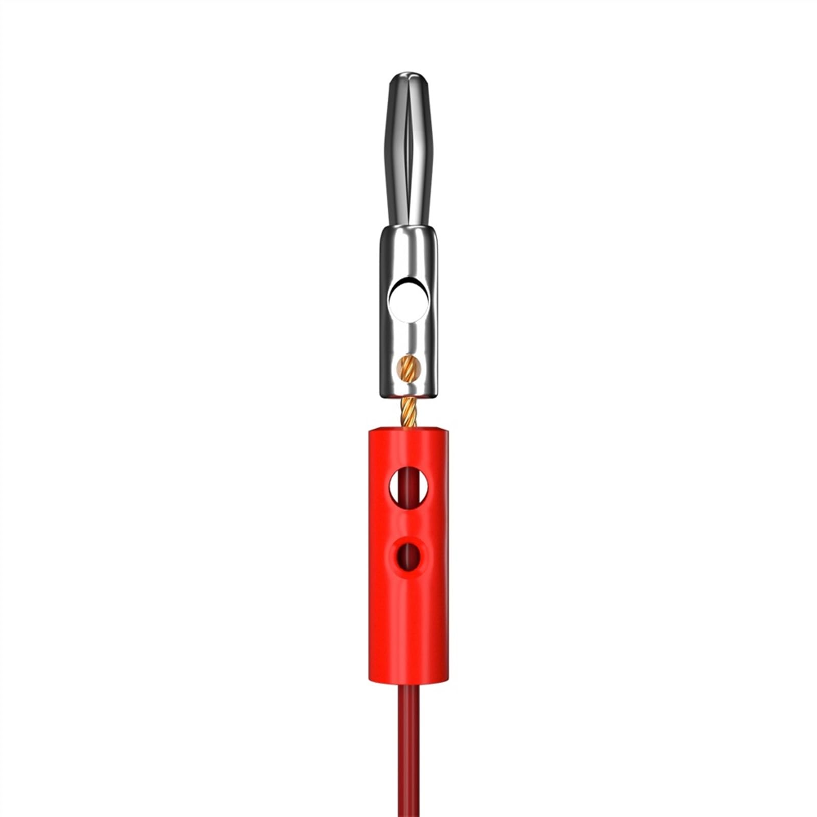 10 sztuk złącze śrubowe elektryczne dla głośnika audio z wtyczką bananową 4 MM, akcesoria elektryczne 5 kolorów Q.10016(5 kolorów x 2)