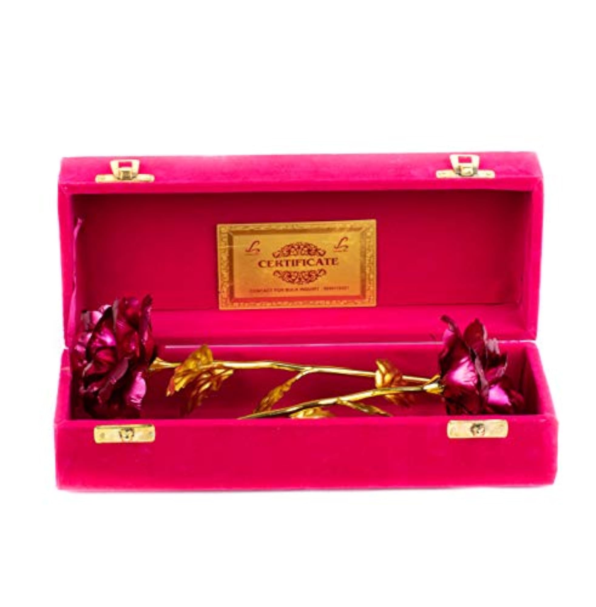 Pink Rose with Gift Box for Loved Ones