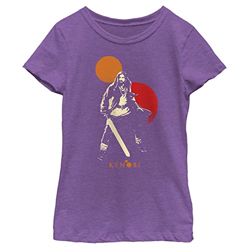 T-shirt Star Wars fille Double Suns manches courtes coton doux anti-irritation