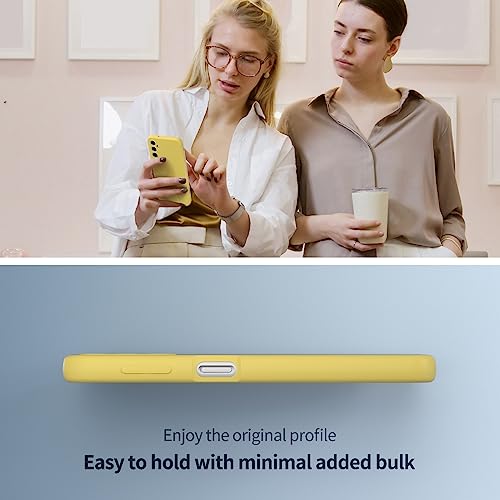 Coque Samsung A14 5G jaune pour protéger votre téléphone en voyage