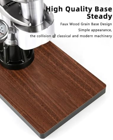 Manual Espresso Press Machine, Portable Hand-Press Coffee Maker, 16 Bar 304 Stainless Steel Commercial Lever-Operated Brewer for Home Cafe Office Use