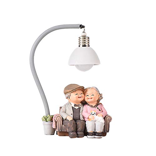 Statuetta Di Anniversario Di Matrimonio Per Coppia: Simboleggia L'Essere Con Te Fino Al Vecchio Giorno Di San Valentino Decorazione Il Regalo Per Coloro Che Ami O Per L'Anniversario (B)
