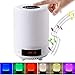 Produktbild Smiling flower Nachttischlampe, Schreibtischlampe Mit USB-Ladeanschluss Und Bluetooth-Lautsprecher Sowie Touch-Sensor-Farblampe Für Party-Schlafzimmer Im Freien TD-C11