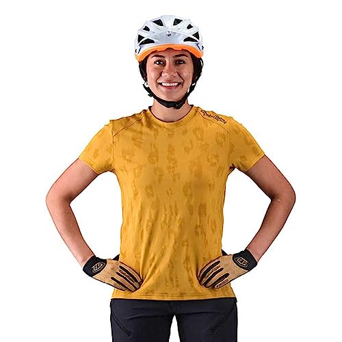 Troy Lee Designs - Womens Lilium SS Jersey; Jacquard Honey LG