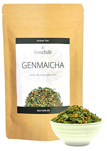 Genmaicha Tee Lose 100g, Japanischer Grüner Tee mit Reis, Kirishima Japan Grüntee, Teaclub Green Tea Cover