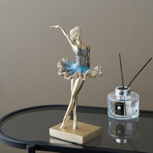 Figura de Bailarina de Ballet en Resina Elegante Decoración miniatura 3