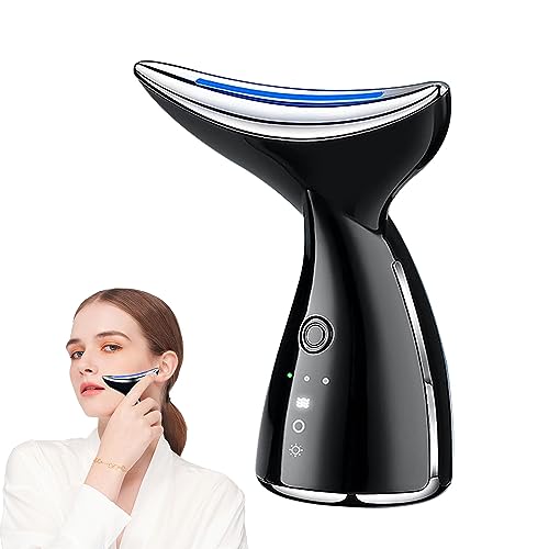 Gohoppy Anti Wrinkles Face Neck Massager, Skin Care Set ＆ kit Vibration Facial Massager Have 3 Models Black