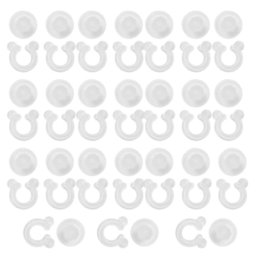 Soporte de edredón, 24 Piezas, Clips para Fundas de Edredón Sujeciones para Edredón Pinzas de Donas Plástico Transparente, para Edredón, Mantiene Las Esquinas En Su Lugar Y Previene El Desplazamiento